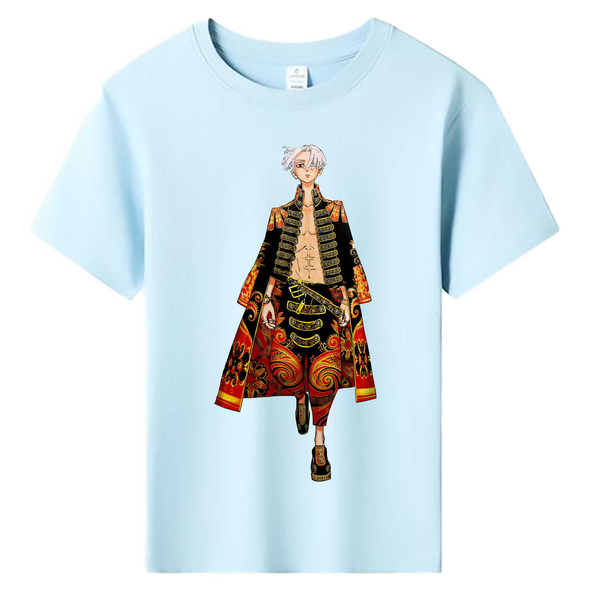 （画像用） 東京リベンジャーズ Tokyo Revengers 綿100％キッズTシャツ（フロントプリント）